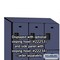 Salsbury Industries Wardrobe Locker, 45" W, 18" D, 76" H, (3) Wide, (9) Openings, Blue 23368BLU - alternate 4